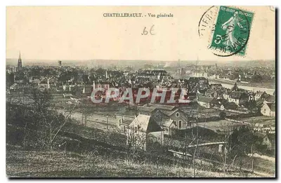 Châtellerault - Vista geral — editor: A. Châtellerault, n° de série 86
