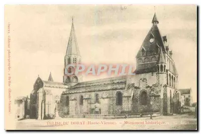 Igreja do Dorat (Haute-Vienne) — Monumento histórico — Marza editora fotográfica, em Belley (Haute-Vienne) — n° 8687
