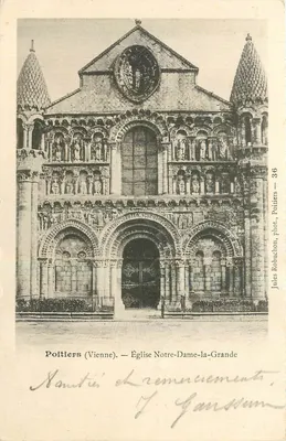 Poitiers (Vienne) — Igreja Notre-Dame-la-Grande — Jules Robuchon, fot., Poitiers — 36