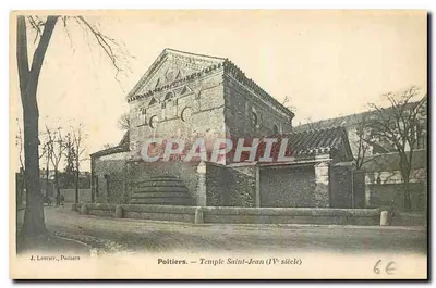 Poitiers — Templo São João (século IV) — J. Levrier, Poitiers