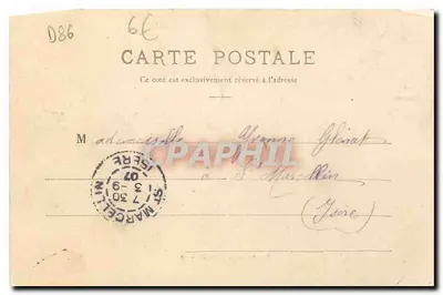 Poitiers — Hotel de Ville — wydawca anonimowy, numer serii nieczytelny — Rewers