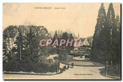 Châtellerault - Jardin Public — Édition Nouvelles Galeries