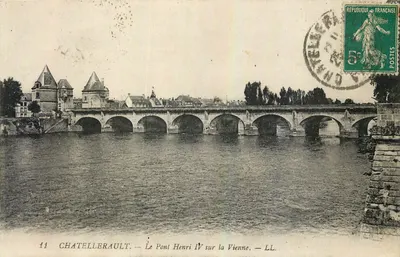 Châtellerault — O Ponte Henri IV sobre a Vienne — LL. — n°41