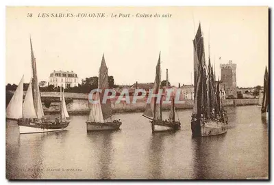 Les Sables-d'Olonne - Le Port - Calme do soir — Editor: Cliché Limoulin, n°58
