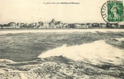 Pełne morze w Sables-d'Olonne — Lucien Amiand, nr 1770