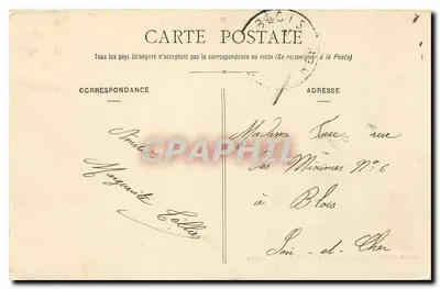Pełne morze w Sables-d'Olonne — Lucien Amiand, nr 1770 — Rewers