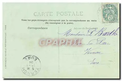 Le Tréport — Katedra św. Jakuba — LL. nr 24 — Rewers