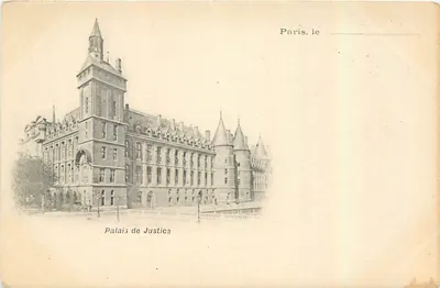 Palais de Justice — Paris — éditeur inconnu, n° de série non visible