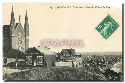 Sainte-Adresse — Nossa Senhora dos Flutuantes e a Cidade — Editor EID, n° 174