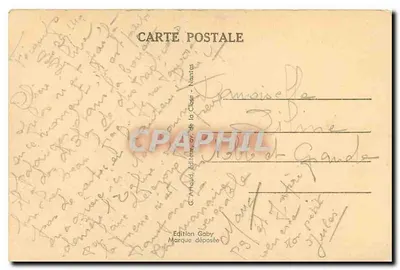 Fécamp (Seine-Inf.) — A Igreja de São Etienne — Edição Gaby, n° 126 — Verso