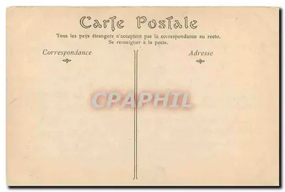 Stary ROUEN — Fontanna Panny, renesansowy zabytek zniszczony w 1752 roku w celu zbudowania obecnie istniejącej fontanny — ND Phot — Rewers