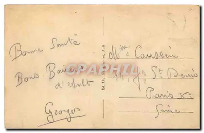 Ault-Onival — Vista geral — Éd. Lignière, Ault — Verso