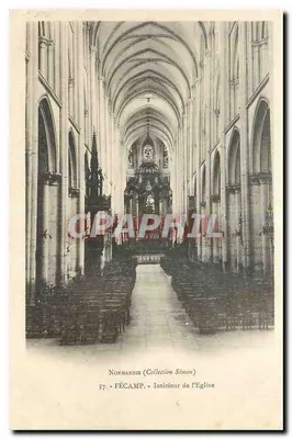 Fécamp — Interior da Igreja — Coleção Simon, n°57