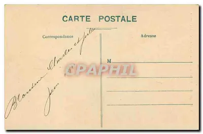 Rouen — Stara budowa z XV wieku na ulicy St-Romain — C. V. - 326 — Rewers