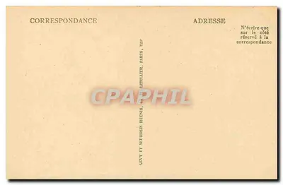 Chamonix — The Aiguille du Dru — No. 106 — Publisher: Levy et Neurden Reunis — Back