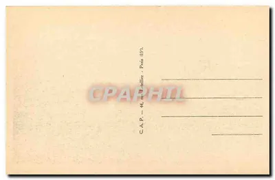 Lago d'Annecy – Menthon — Le Denti di Lanfon — C.A.P. n°44, stampato a Parigi — Verso