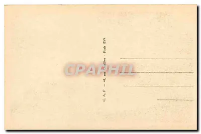 Lago d'Annecy — Talloires e a ponta do lago — C.A.P. — 44, rue Lellier, Paris (15e) — Verso