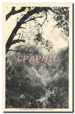 Novel (Hte-Savoie) — Paisagem alpina — Edição R. Roch, Saint-Gingolph