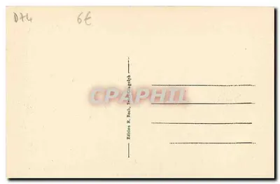 Novel (Hte-Savoie) — Paisagem alpina — Edição R. Roch, Saint-Gingolph — Verso