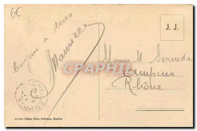 Aix-les-Bains — Hotel Mirabeau — J. J. 9489 — Verso