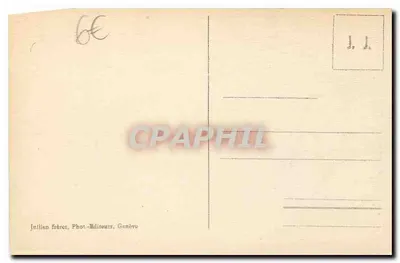 Chamonix i łańcuch Aiguilles — J. J. 531 — Julian bracia, Genewa — Rewers