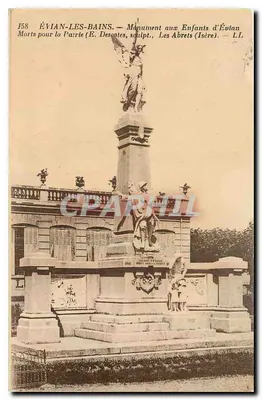 ÉVIAN-LES-BAINS — Monument aux Enfants d'Évian — E. Descotes, escultor, Les Abrets (Isère) — LL