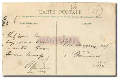 Chambéry (Savoie) — Zamek Duszy Savoy — Zbiór H. Grimal (N° 73) — Rewers