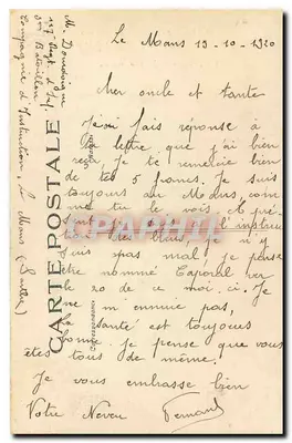 Le Mans — Katedra, Strona Południowa — Fot. A. Dolbeau, Le Mans — Rewers