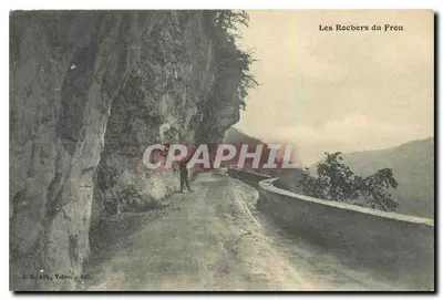 Los Rochers du Frou — Vista de la carretera incrustada — J. G., edit., Yoltron - 448