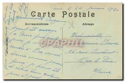 Paris — O Jardim do Luxembourg — LL, n°159 — Verso