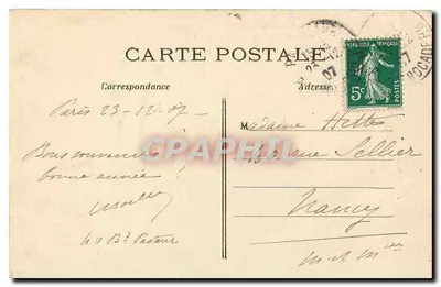 París — Iglesia del Sagrado Corazón de Montmartre — Aspecto del Monumento terminado — A. J. H. Dépôse — Reverso