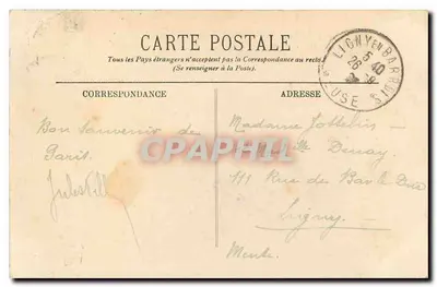 Paryż — Façada Katedry Notre-Dame — LL — Rewers