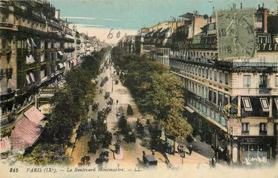 PARIS (IX°) — O Boulevard Montmartre — LL. — Editor LL, n° 345