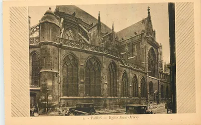Paris — Igreja de Saint-Merry — Edições E. Harmignies