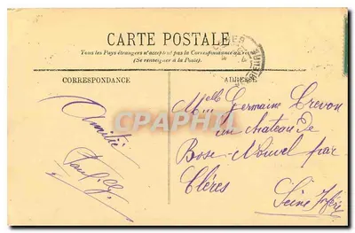 PARIS — O Monument de Victor Hugo — LL. — Editora LL. n° 468 — Verso