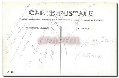 Paryż — Widok na Trocadéro — CRAPHIL — Rewers