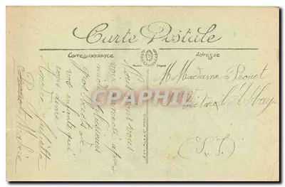 Paris — O Trocadéro — LL. — n° 1182 — Verso