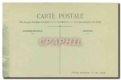Paryż — Arc de Triomphe — Wydawnictwo artystyczne, C. M. — Rewers