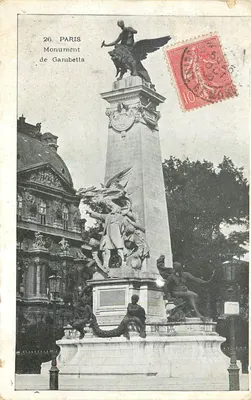 Paris — Monument de Garnbetta — Editor desconhecido, n° 26