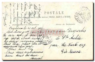 Paris — Monument de Garnbetta — Editor desconhecido, n° 26 — Verso