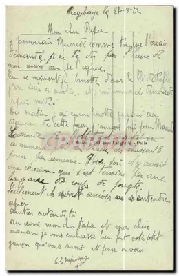 ROLLLOT (Somme) — Katedra św. Nikodema przed i po wojnie 1914-18 — Wydawnictwo Trenay-Maupetit — Rewers