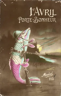 Peixe soldado — 1º de abril Porta-Bonheur — Mondial 113