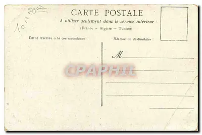 Paryż — Pomnik Gambetta — wydawca nieznany — Rewers