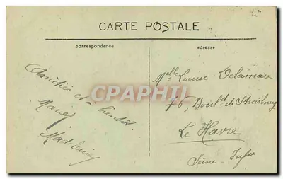 O Dôme dos Invalidos — Paris — C.M. n°261 — Verso