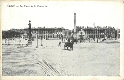 Paris — A Place de la Concorde — editor não identificado