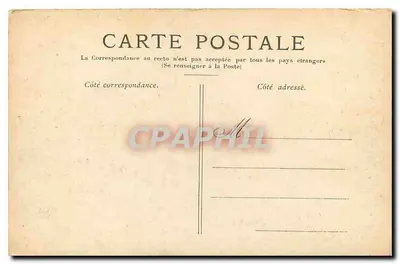 Paris — A Place de la Concorde — editor não identificado — Verso