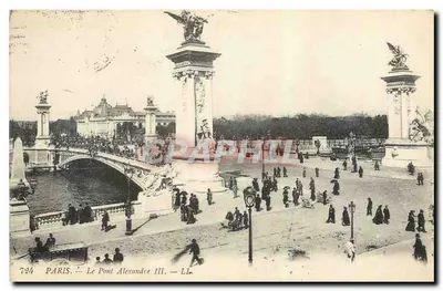 Paris — O Pont Alexandre III — LL. — Graphil, n° 724