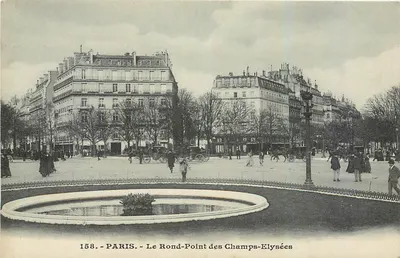 Paris - O Rond-Point dos Campos-Élisée — ZERBET, n°158