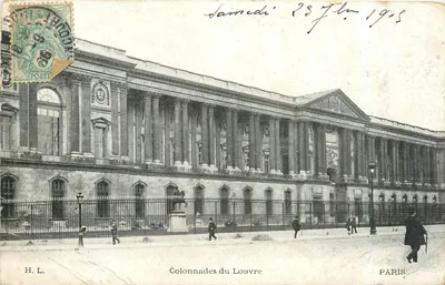 Colunatas do Louvre — Paris — H.L. n° 107