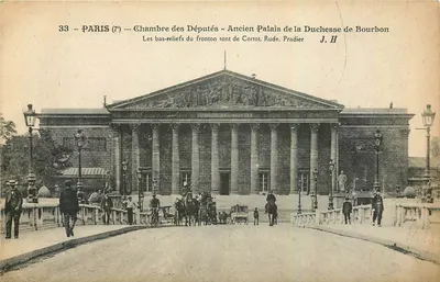 Paris (7e) — Câmara dos Deputados — Velho Palácio da Duquesa de Bourbon — J. H.